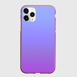 Чехол iPhone 11 Pro матовый Фиолетовый градиент