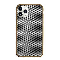 Чехол iPhone 11 Pro матовый Металлическая кольчуга