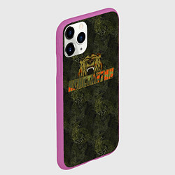 Чехол iPhone 11 Pro матовый Константин камуфляж, цвет: 3D-фиолетовый — фото 2