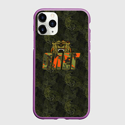 Чехол iPhone 11 Pro матовый Олег камуфляж