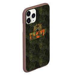Чехол iPhone 11 Pro матовый Тимур камуфляж, цвет: 3D-коричневый — фото 2