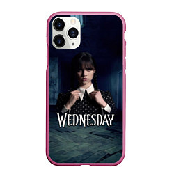 Чехол iPhone 11 Pro матовый Wednesday dark