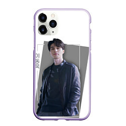Чехол iPhone 11 Pro матовый Актёр Ли Дон Ук, цвет: 3D-светло-сиреневый