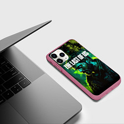 Чехол iPhone 11 Pro матовый Joel - last of us, цвет: 3D-малиновый — фото 2