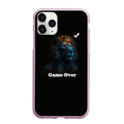 Чехол iPhone 11 Pro матовый Lion-game over