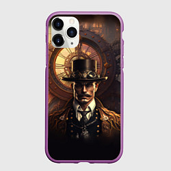 Чехол iPhone 11 Pro матовый Стимпанкмен