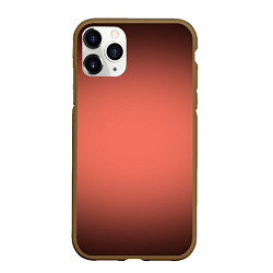 Чехол iPhone 11 Pro матовый Коралловый градиент