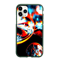 Чехол iPhone 11 Pro матовый Фрактальный узор