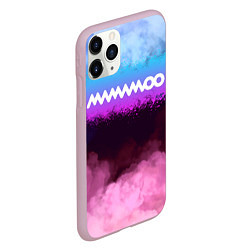 Чехол iPhone 11 Pro матовый Mamamoo clouds, цвет: 3D-розовый — фото 2