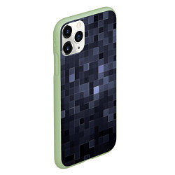 Чехол iPhone 11 Pro матовый Minecraft block time, цвет: 3D-салатовый — фото 2
