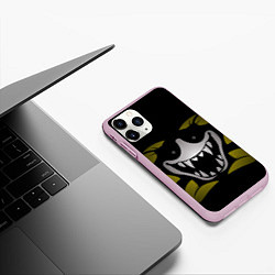Чехол iPhone 11 Pro матовый Флауи, цвет: 3D-розовый — фото 2