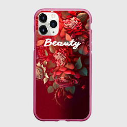 Чехол iPhone 11 Pro матовый Beauty Красота розы