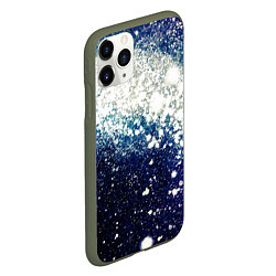 Чехол iPhone 11 Pro матовый Необъятные просторы вселенной, цвет: 3D-темно-зеленый — фото 2