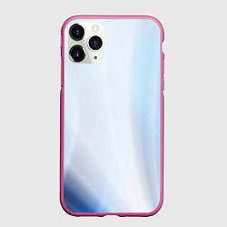 Чехол iPhone 11 Pro матовый Светлые синие и голубые волны