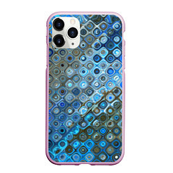 Чехол iPhone 11 Pro матовый Модный паттерн, цвет: 3D-розовый