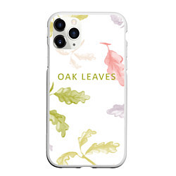 Чехол iPhone 11 Pro матовый Oak leaves