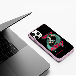 Чехол iPhone 11 Pro матовый Мику Хацунэ гармония, цвет: 3D-розовый — фото 2