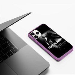 Чехол iPhone 11 Pro матовый Depeche Mode - Music for the Masses tour, цвет: 3D-фиолетовый — фото 2