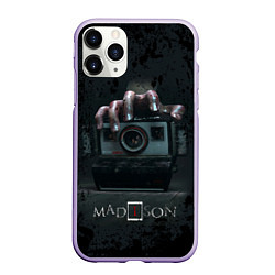 Чехол iPhone 11 Pro матовый MADiSON, цвет: 3D-светло-сиреневый
