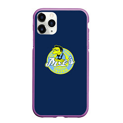 Чехол iPhone 11 Pro матовый Таверна Мо, цвет: 3D-фиолетовый