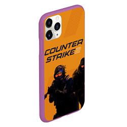 Чехол iPhone 11 Pro матовый Counter Strike 2, цвет: 3D-фиолетовый — фото 2