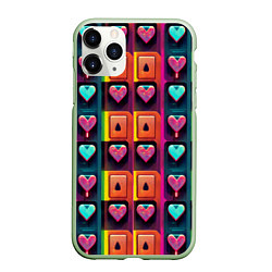 Чехол iPhone 11 Pro матовый Cyber love