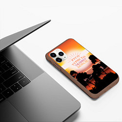 Чехол iPhone 11 Pro матовый Русо туристо облико морале, цвет: 3D-коричневый — фото 2