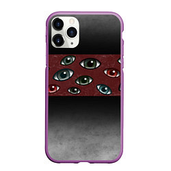 Чехол iPhone 11 Pro матовый Всевидящие глаза