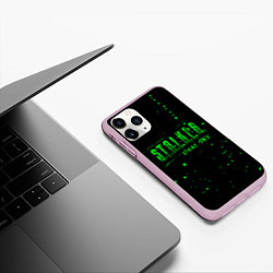 Чехол iPhone 11 Pro матовый Stalker sky radiation, цвет: 3D-розовый — фото 2