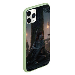 Чехол iPhone 11 Pro матовый Элли в засаде, цвет: 3D-салатовый — фото 2