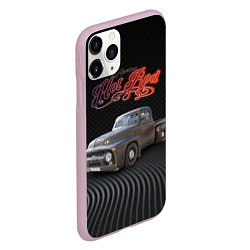 Чехол iPhone 11 Pro матовый Хот род на базе модели Ford F-100, цвет: 3D-розовый — фото 2