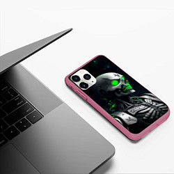 Чехол iPhone 11 Pro матовый Necron, цвет: 3D-малиновый — фото 2