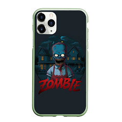 Чехол iPhone 11 Pro матовый Zombie Simpsons