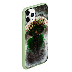 Чехол iPhone 11 Pro матовый Лесная ведьма, цвет: 3D-салатовый — фото 2