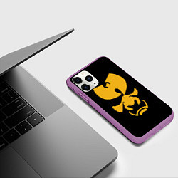 Чехол iPhone 11 Pro матовый Wu-Tang Clan samurai, цвет: 3D-фиолетовый — фото 2