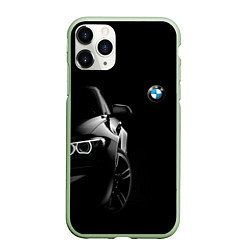 Чехол iPhone 11 Pro матовый БМВ в тени, цвет: 3D-салатовый