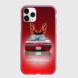 Чехол iPhone 11 Pro матовый Американский спорткар Pontiac Firebird