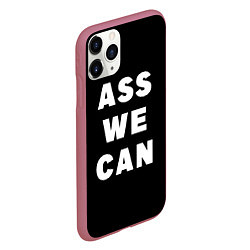 Чехол iPhone 11 Pro матовый Ass We Can, цвет: 3D-малиновый — фото 2