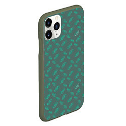Чехол iPhone 11 Pro матовый Бирюзовое настроение, цвет: 3D-темно-зеленый — фото 2