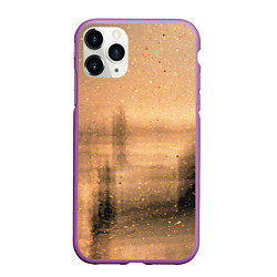 Чехол iPhone 11 Pro матовый Песочные тени, цвет: 3D-фиолетовый