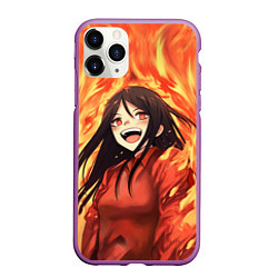 Чехол iPhone 11 Pro матовый Alma Wade fire