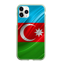 Чехол iPhone 11 Pro матовый Азербайджанский флаг