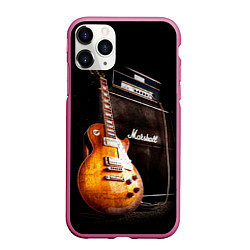 Чехол iPhone 11 Pro матовый Рокерская гитара