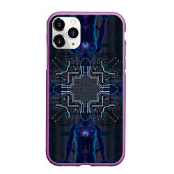 Чехол iPhone 11 Pro матовый Космосхема