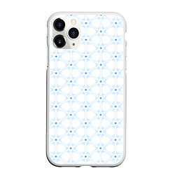 Чехол iPhone 11 Pro матовый Ясна3 - Небесная структура светлый, цвет: 3D-белый