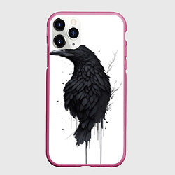 Чехол iPhone 11 Pro матовый Черный странник