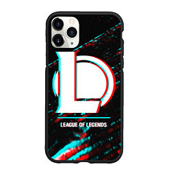Чехол iPhone 11 Pro матовый League of Legends в стиле glitch и баги графики на, цвет: 3D-черный