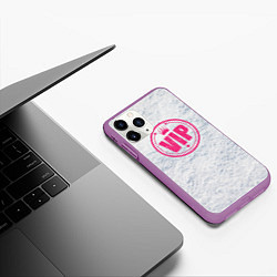 Чехол iPhone 11 Pro матовый Vip, цвет: 3D-фиолетовый — фото 2