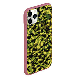 Чехол iPhone 11 Pro матовый Камуфляжный стиль, цвет: 3D-малиновый — фото 2