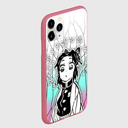 Чехол iPhone 11 Pro матовый Стикер - шинобу кочо, цвет: 3D-малиновый — фото 2